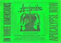 Apocalypse Now - In Three Dimensions, 10 Dec 88